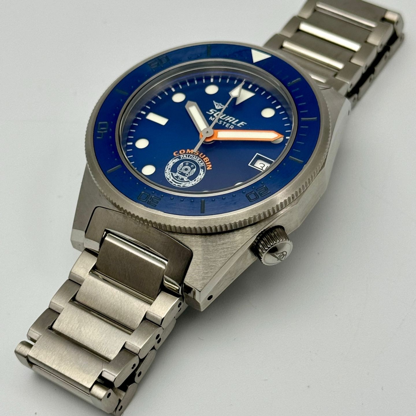 Squale Unknown MASTERGOS (2023) - Blauw wijzerplaat 42mm Titanium (5/10)