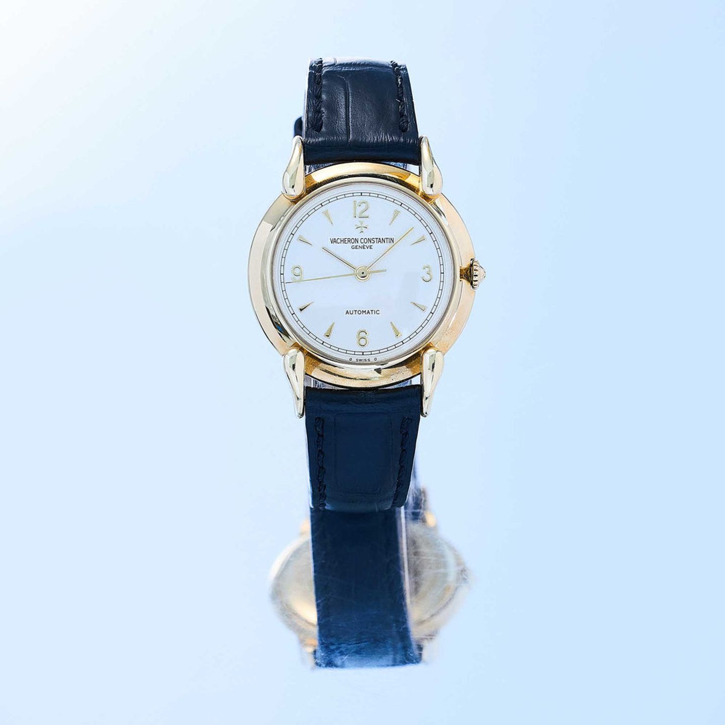 Vacheron Constantin Historiques 48003 (1999) - Silver dial 35 mm Yellow Gold case (1/8)