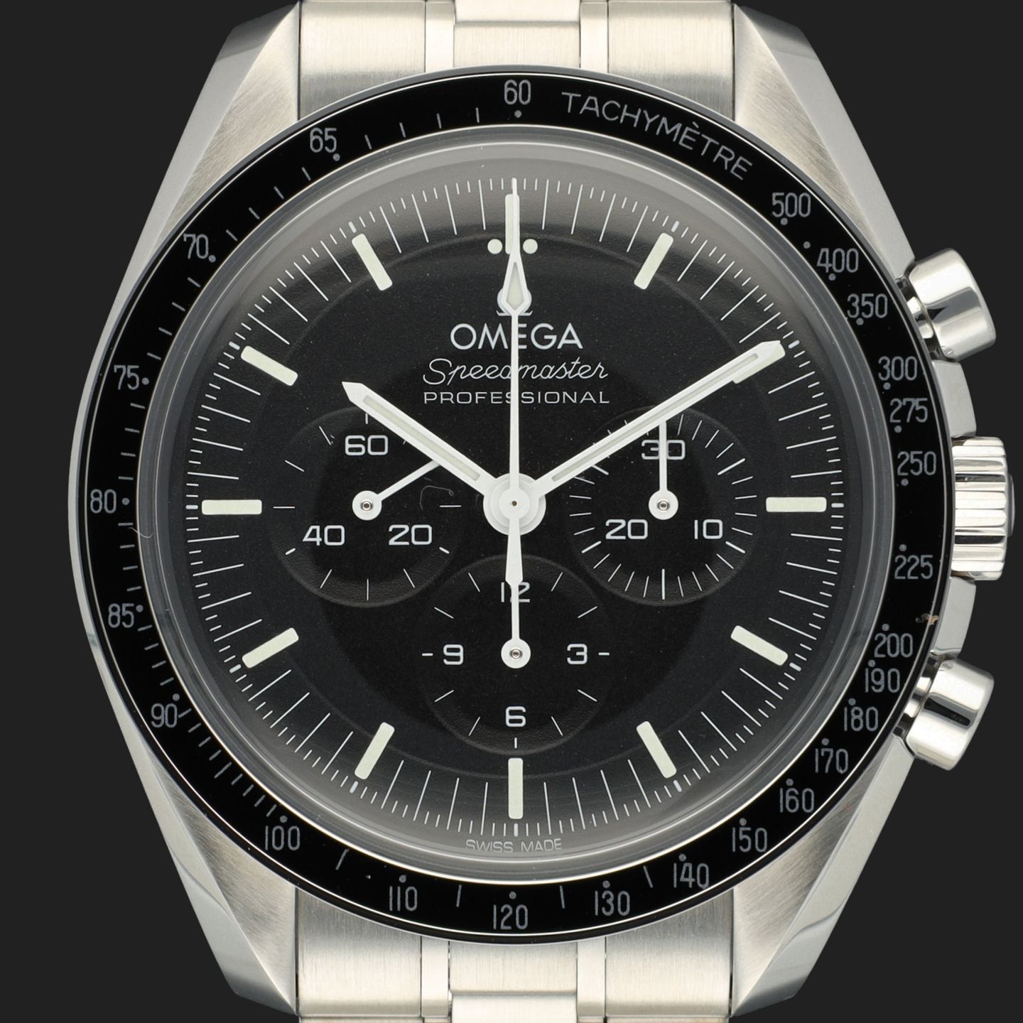 Omega Speedmaster Professional Moonwatch 310.30.42.50.01.001 (2024) - Zwart wijzerplaat 42mm Staal (2/8)