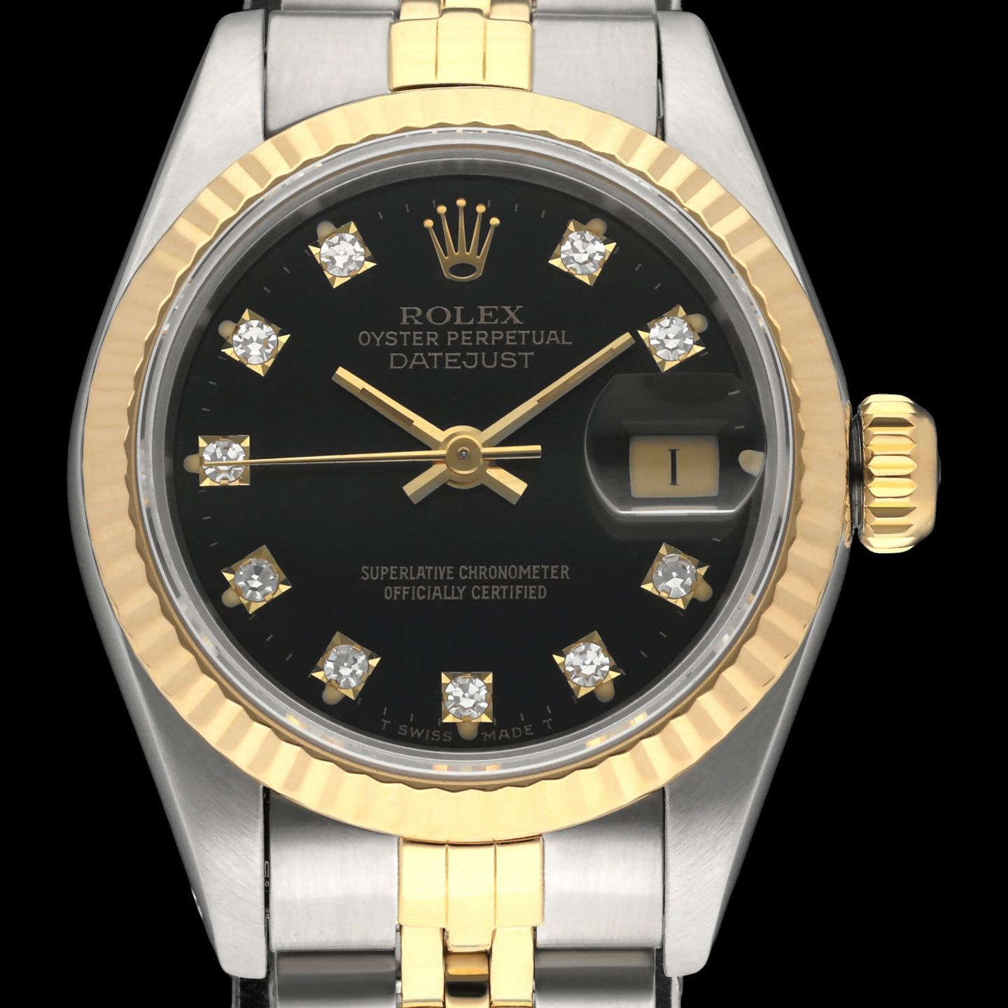 Rolex Lady-Datejust 69173G (1989) - 26 mm Gold/Steel case (1/8)