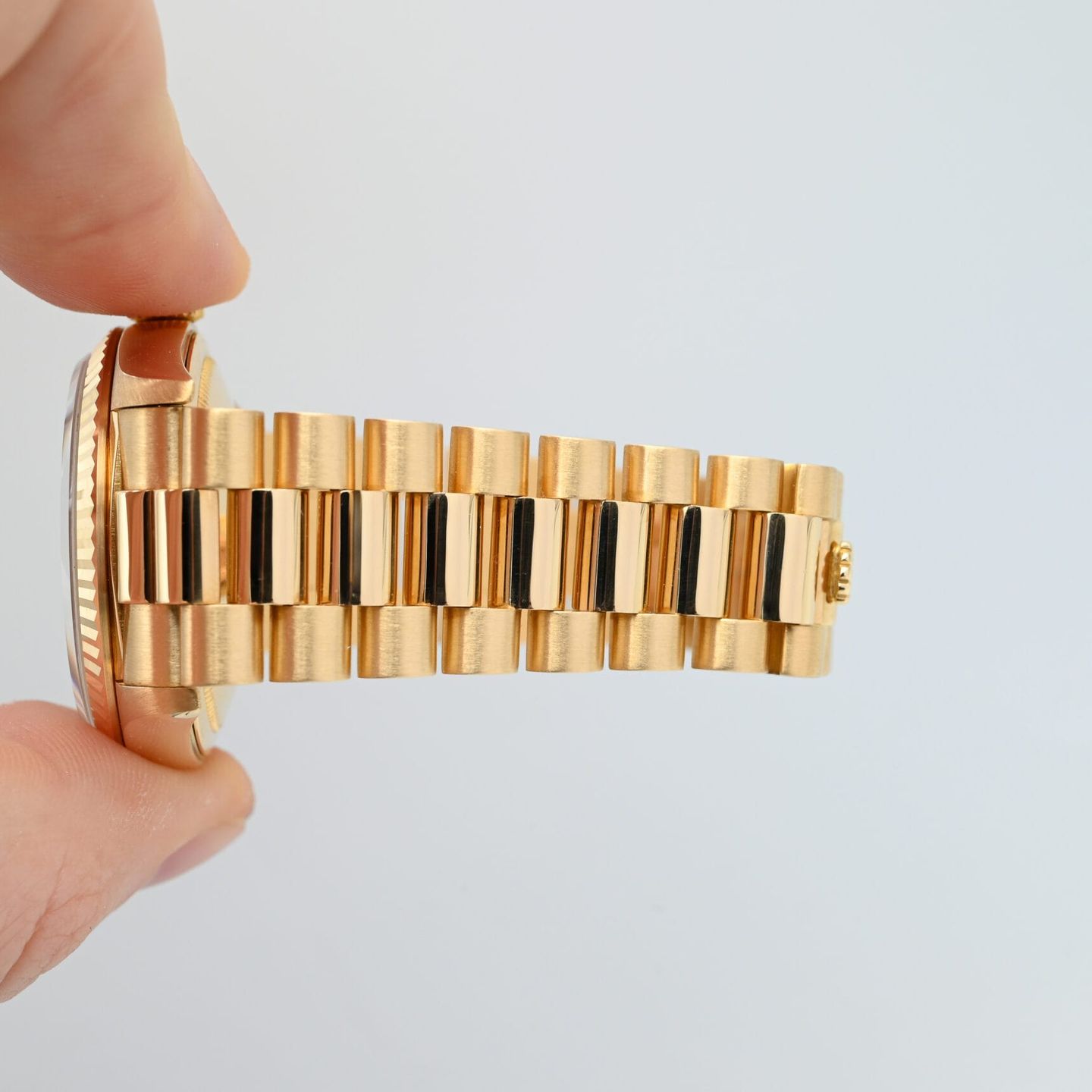 Rolex Day-Date 36 18238 (1991) - Grey dial 36 mm Yellow Gold case (8/8)