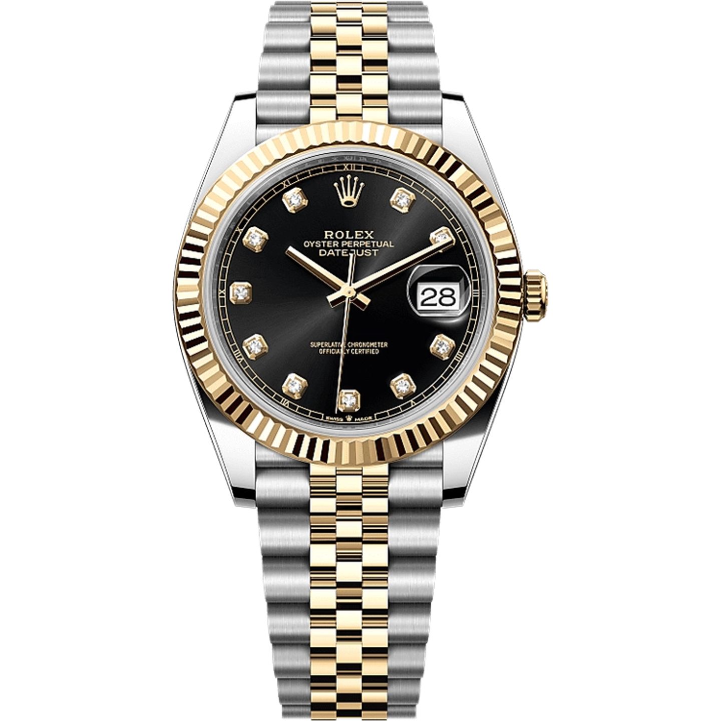 Rolex Datejust 41 126333 (2025) - Zwart wijzerplaat 41mm Goud/Staal (1/1)