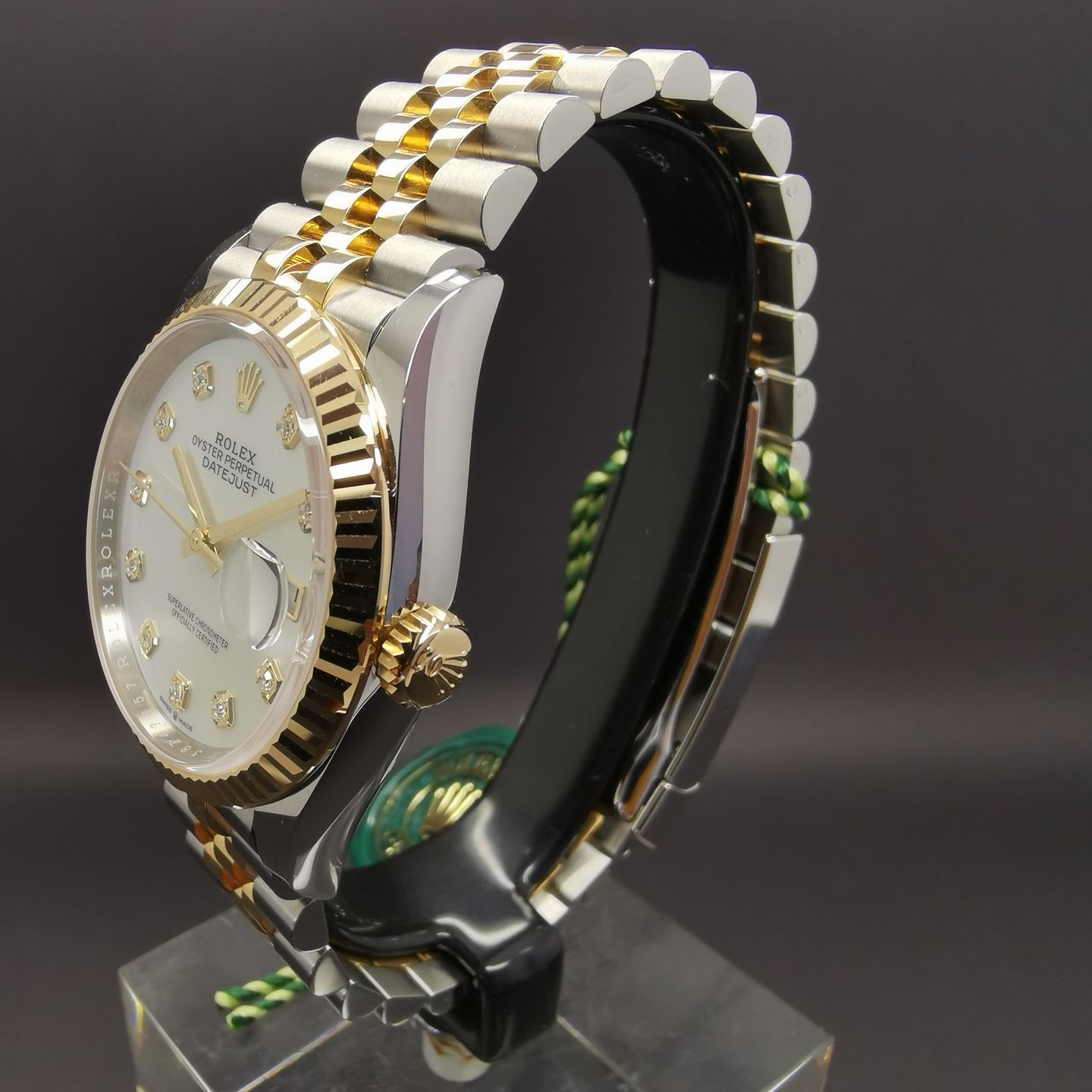 Rolex Datejust 36 126233 (2022) - Pearl dial 36 mm Gold/Steel case (5/8)