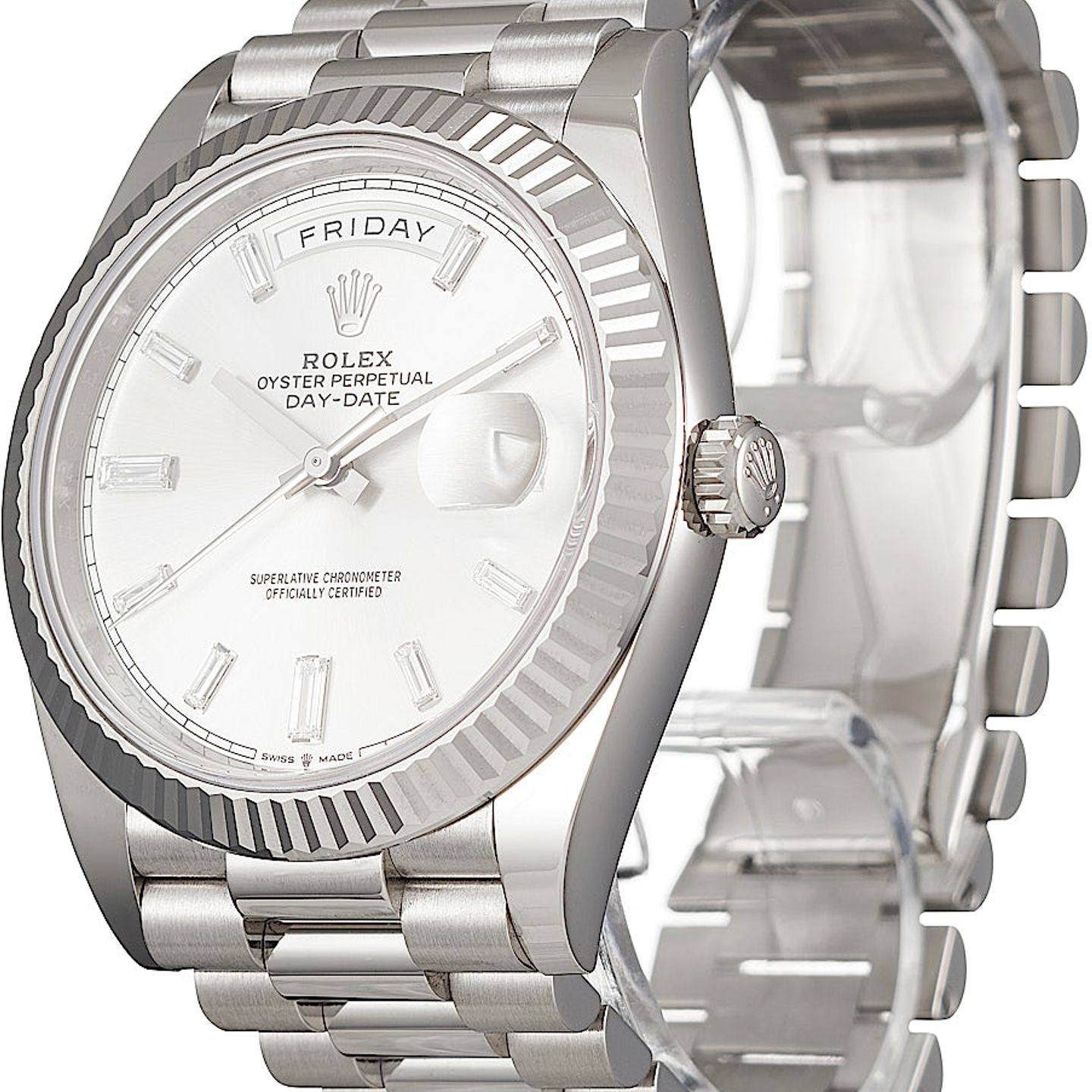 Rolex Day-Date 40 228239 (2025) - 40 mm White Gold case (3/5)