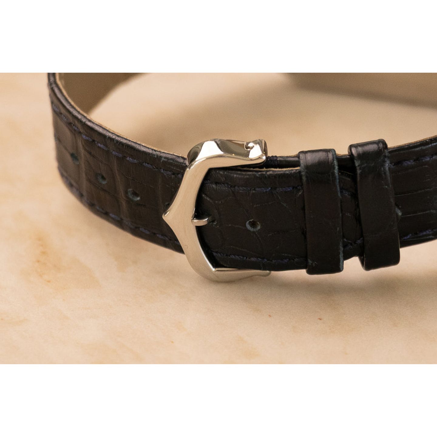 Cartier Santos Dumont WSSA0022 (Onbekend (willekeurig serienummer)) - Zilver wijzerplaat 44mm Staal (5/5)