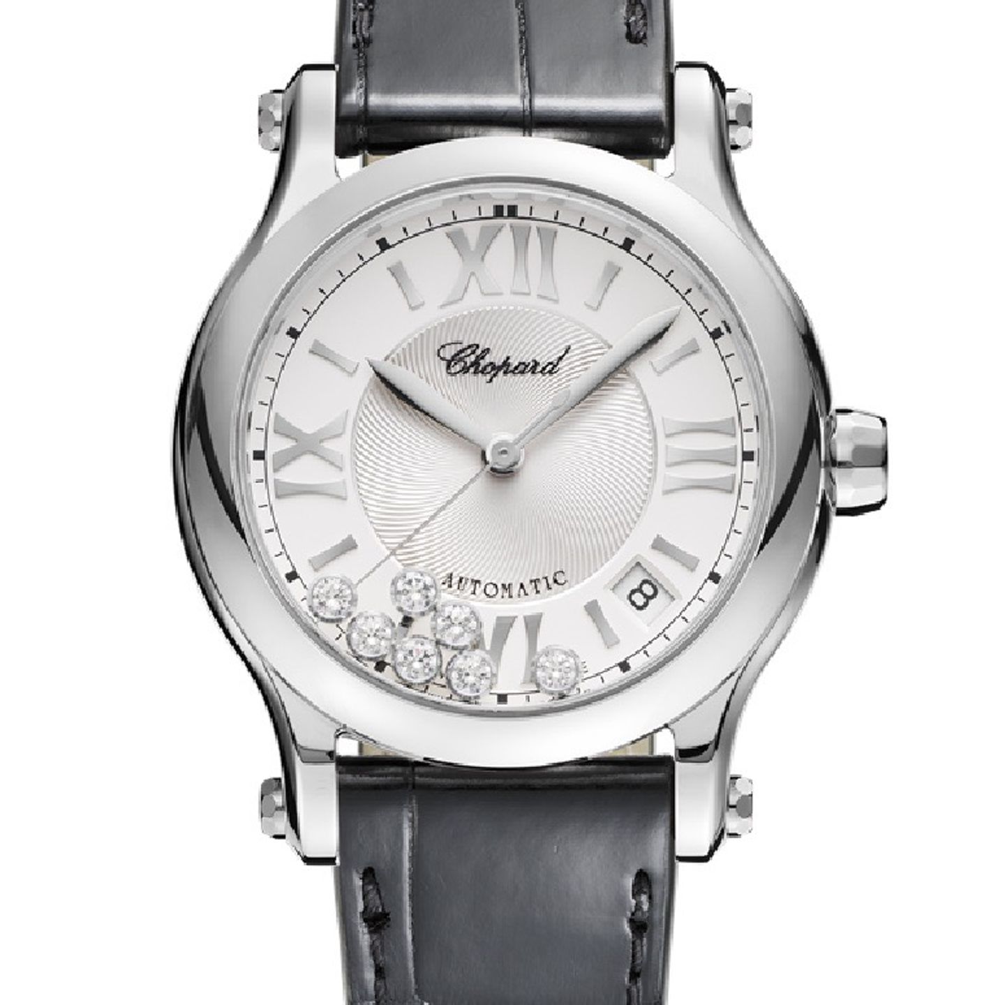 Chopard Happy Sport 278559-3001 (2024) - Zilver wijzerplaat 36mm Staal (1/3)