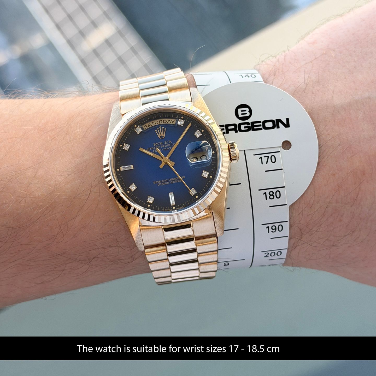Rolex Day-Date 36 18238 (1990) - 36mm Geelgoud (2/8)