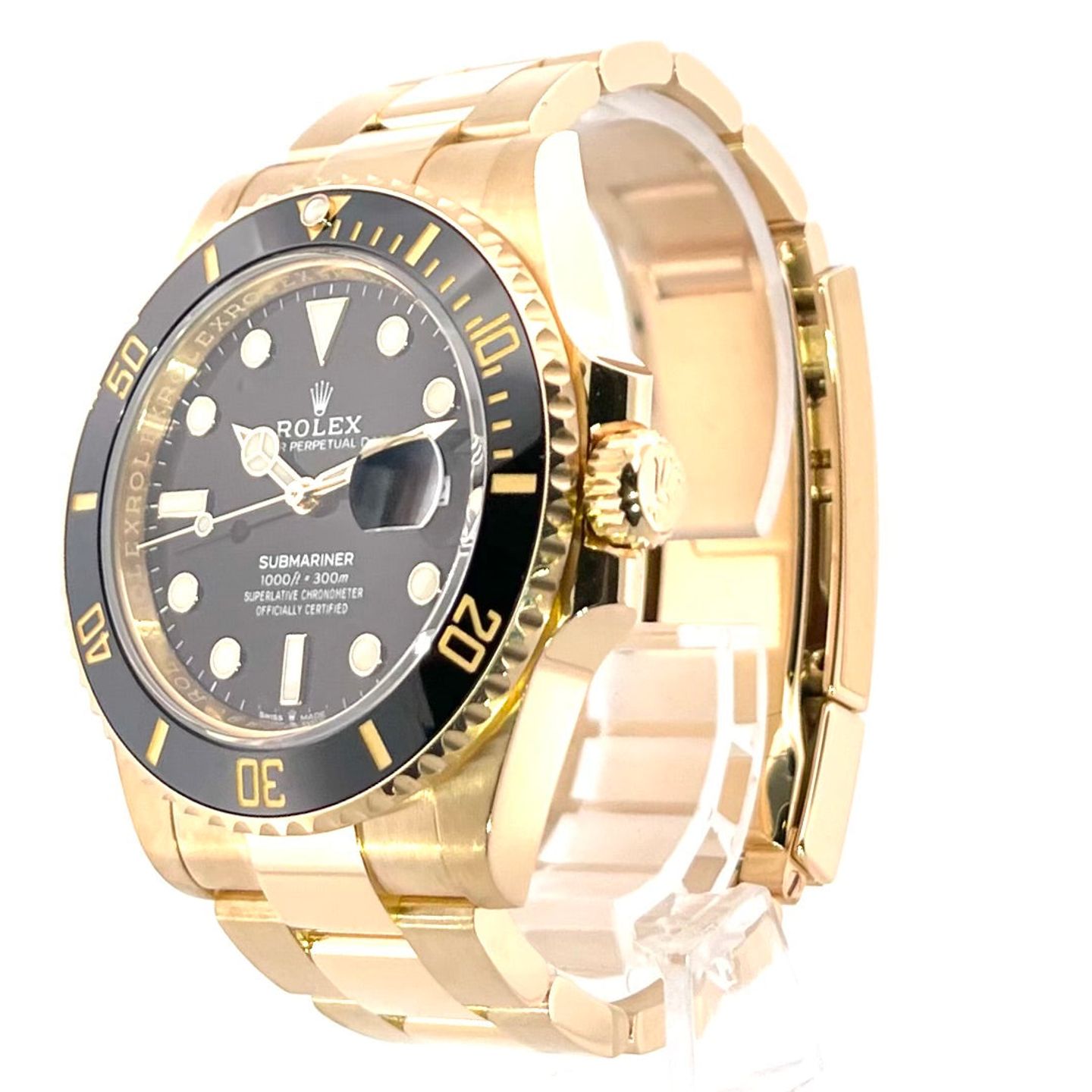 Rolex Submariner Date 126618LN (2021) - Zwart wijzerplaat 41mm Geelgoud (3/8)