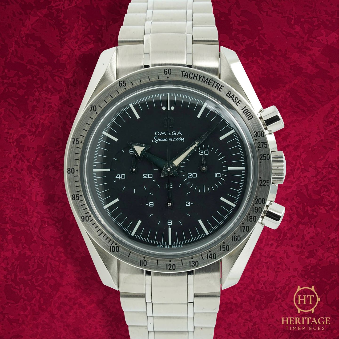 Omega Speedmaster Broad Arrow 3594.50 (2000) - Black dial 42 mm Steel case (1/8)