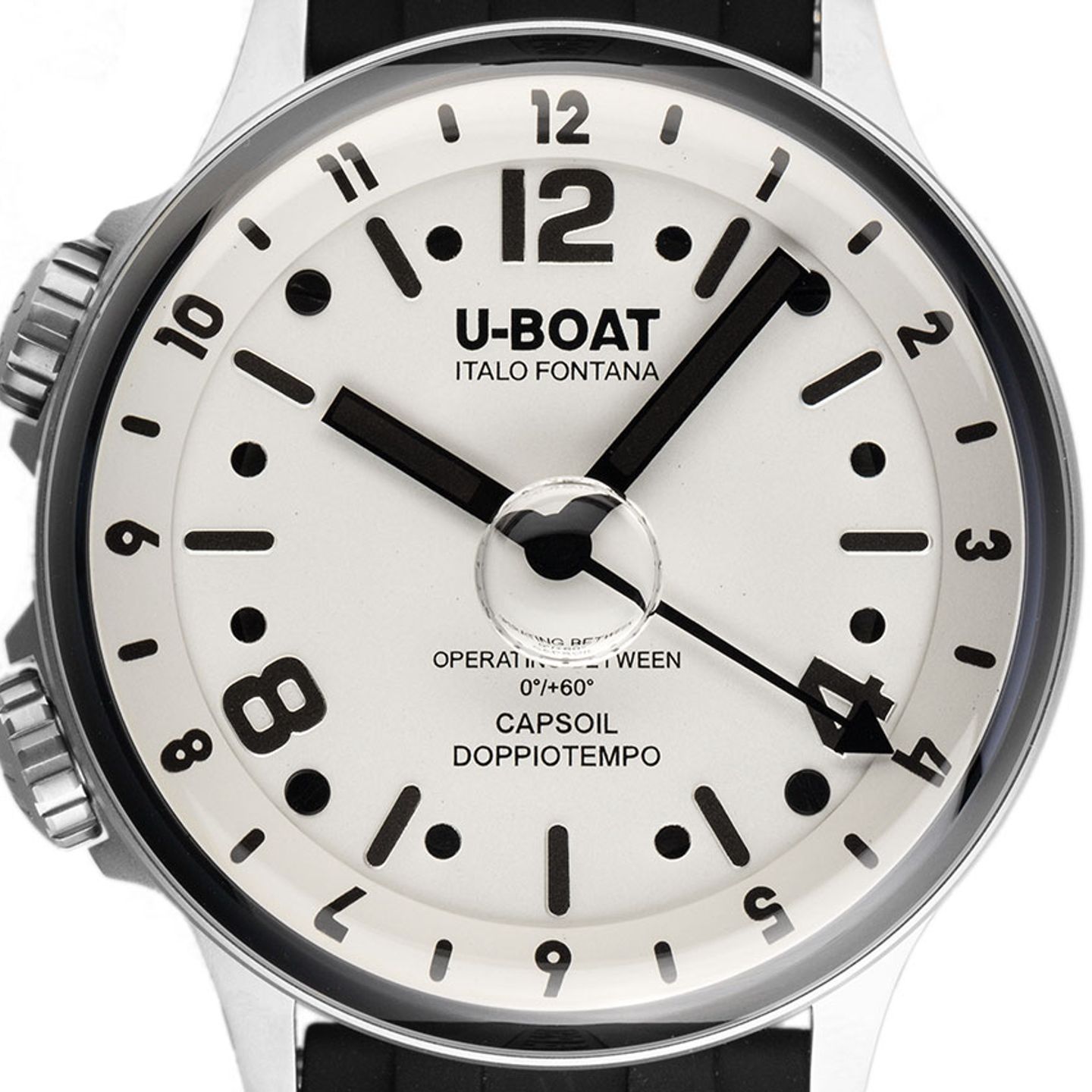 U-Boat Capsoil 8888/B (Unknown (random serial)) - White dial 45 mm Steel case (1/7)