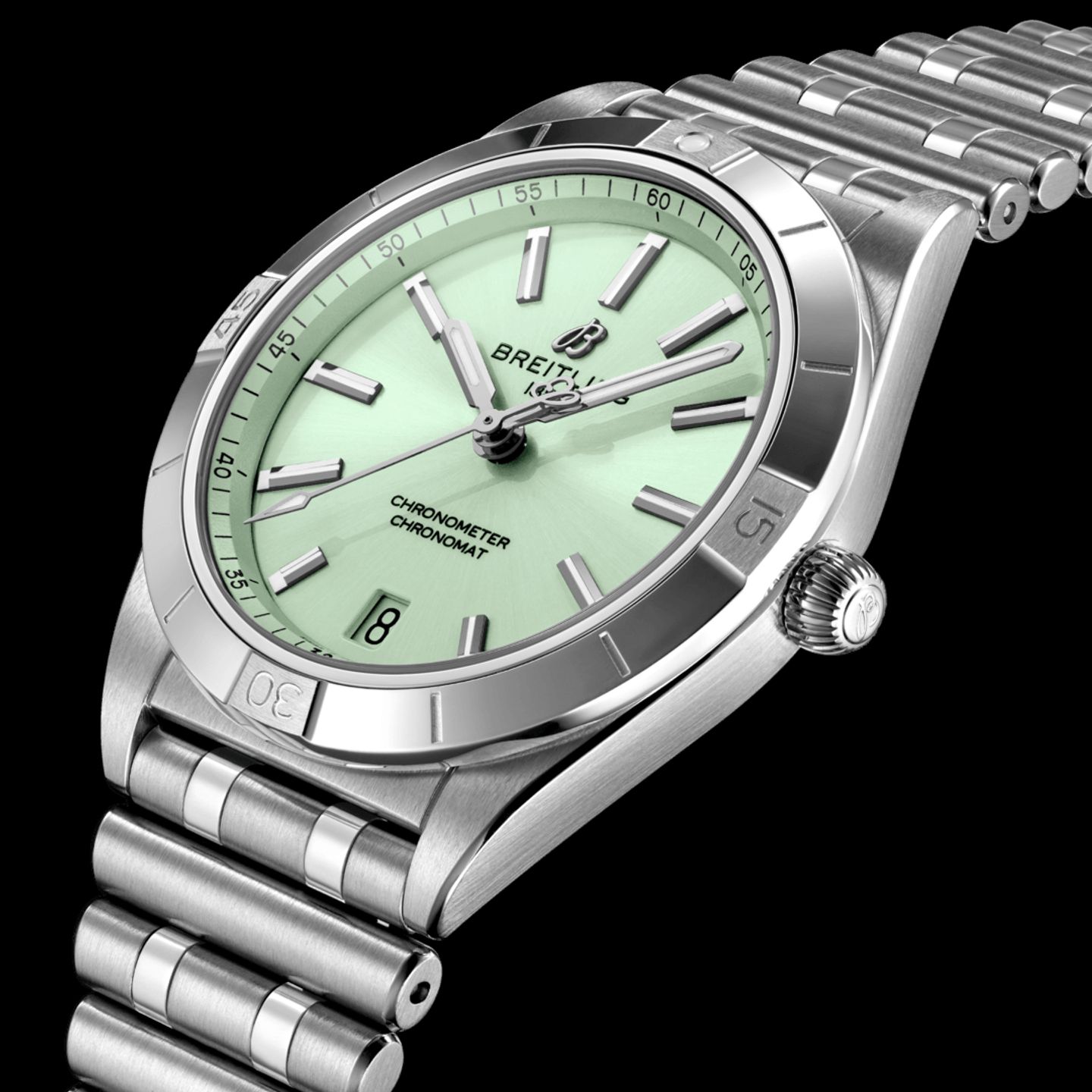 Breitling Chronomat 36 A10380101L1A1 (2024) - Groen wijzerplaat 36mm Staal (2/5)