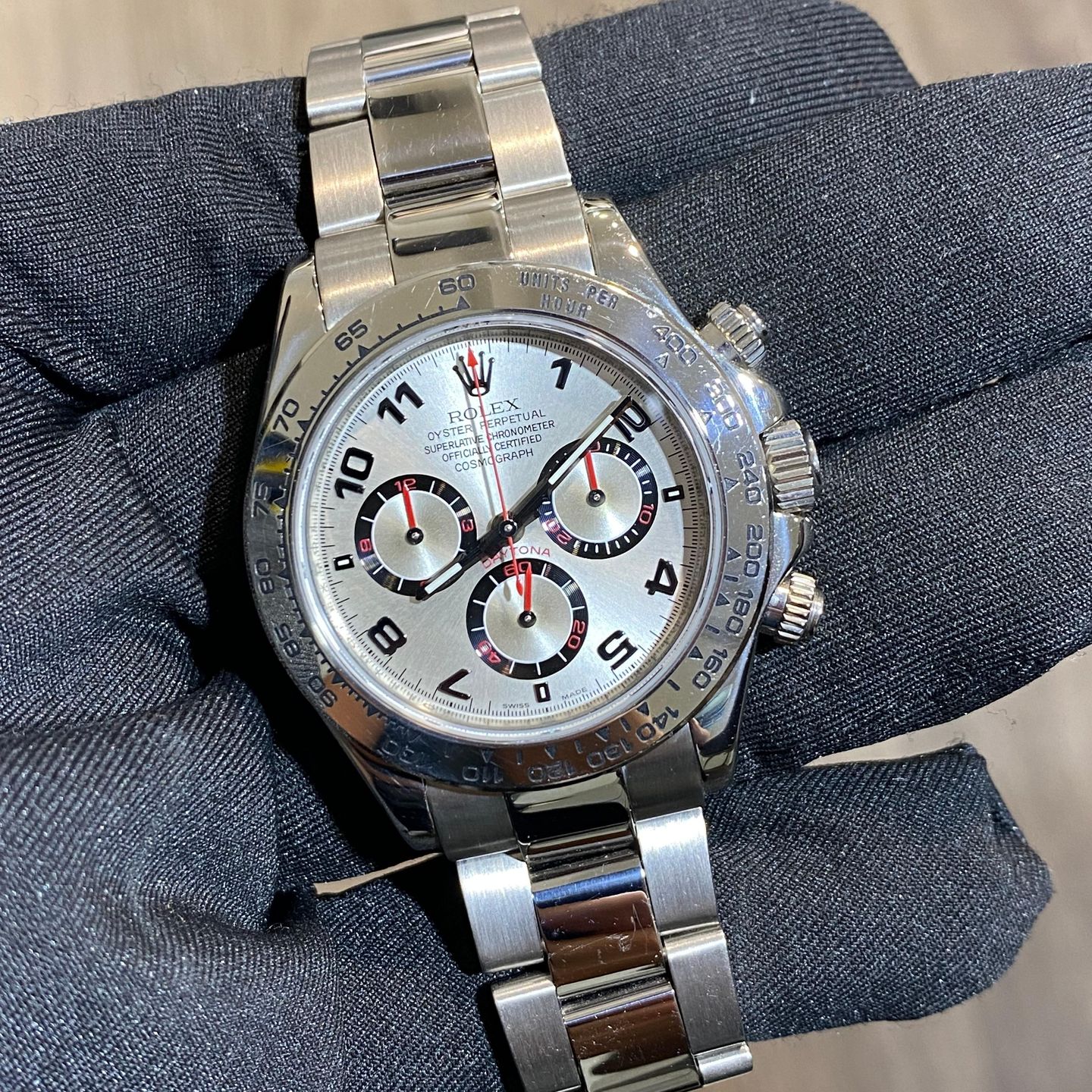 Rolex Daytona 116509 (2008) - Zilver wijzerplaat 40mm Witgoud (1/1)