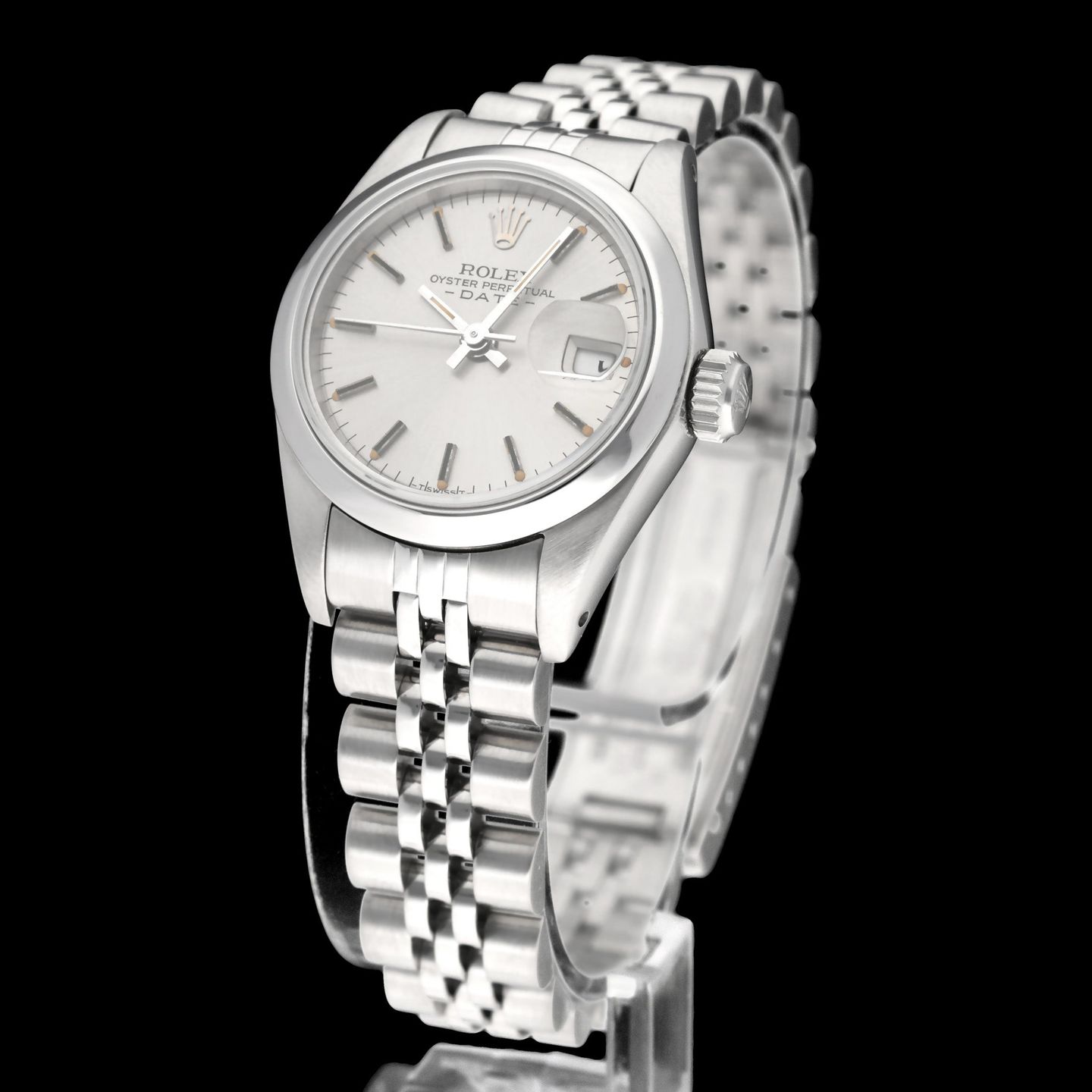 Rolex Oyster Perpetual Lady Date 69160 (1985) - 26 mm Steel case (2/7)