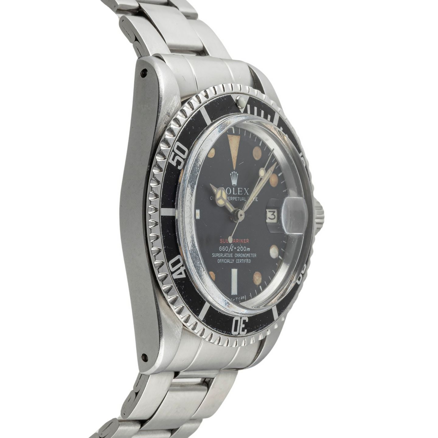 Rolex Submariner Date 1680 (1972) - Zwart wijzerplaat 40mm Staal (6/8)