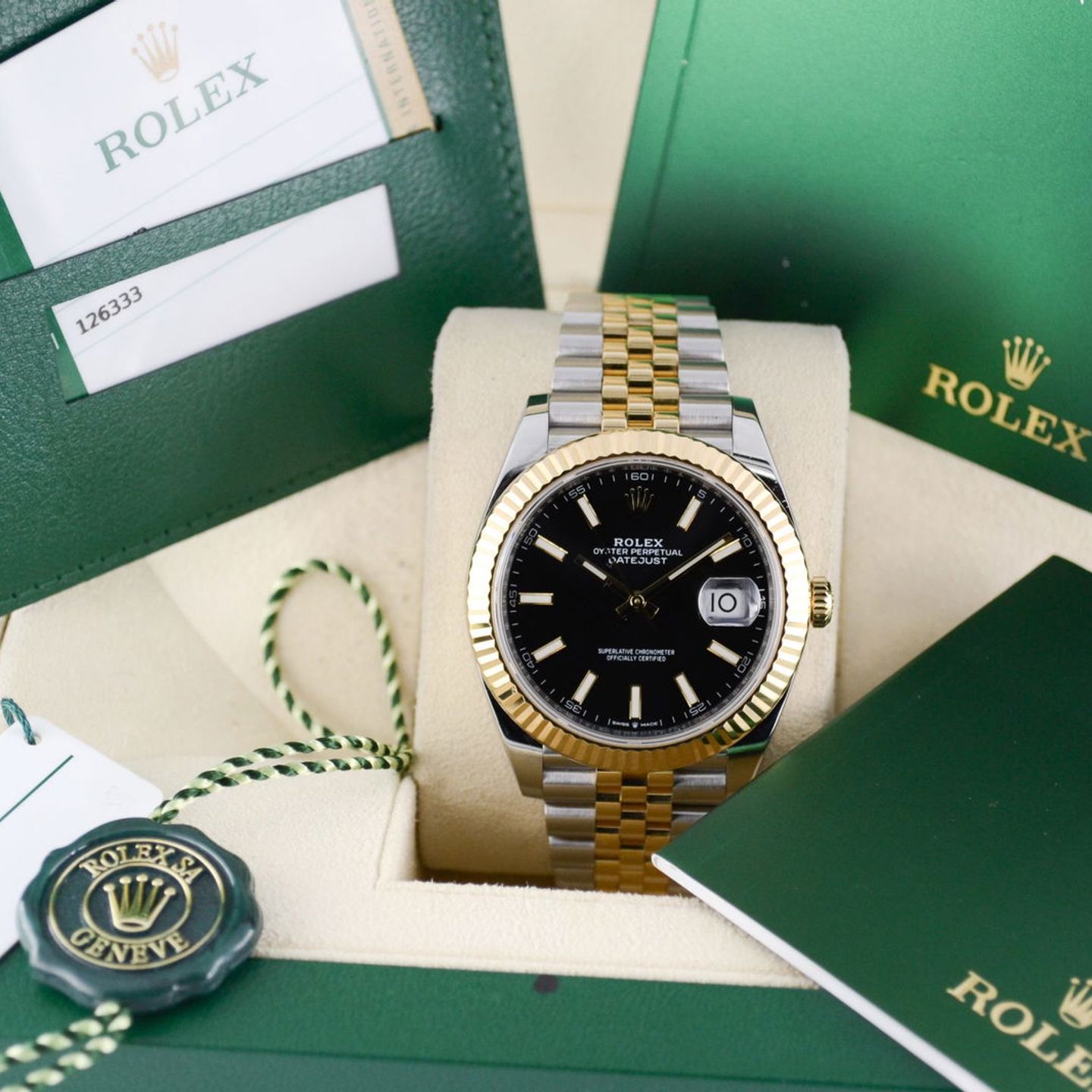 Rolex Datejust 41 126333 (2020) - 41mm Goud/Staal (7/7)