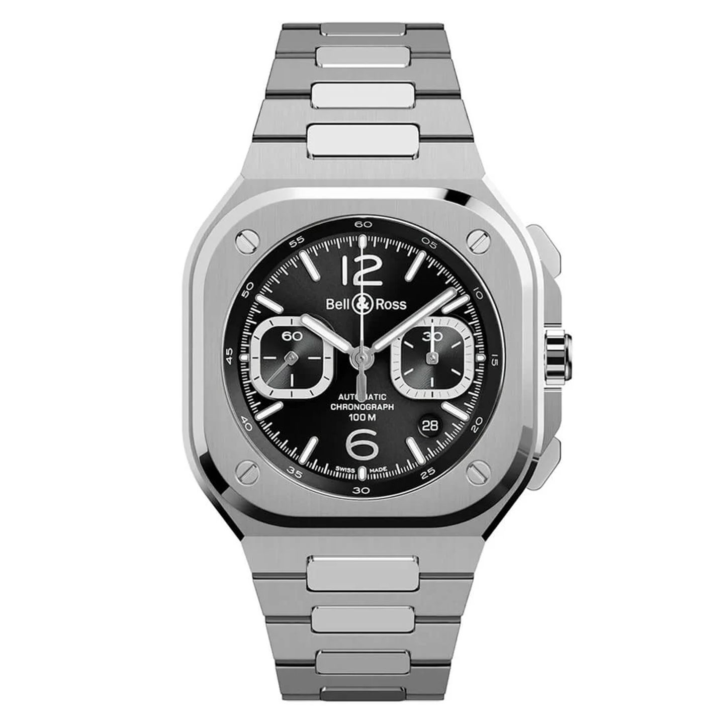 Bell & Ross BR 05 BR05C-BLC-ST/SST (2024) - Zwart wijzerplaat 43mm Staal (3/3)