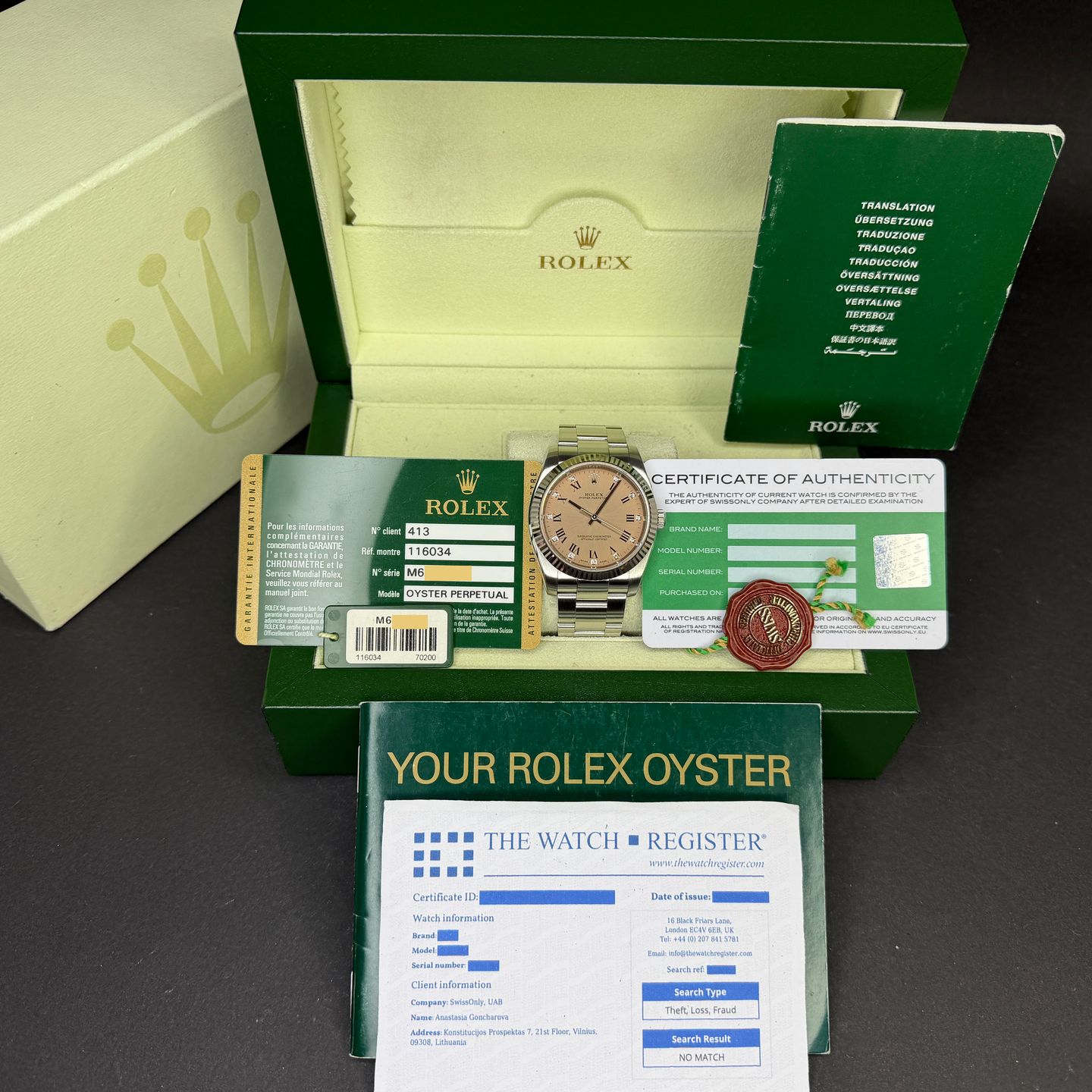 Rolex Oyster Perpetual 36 116034 - (3/8)
