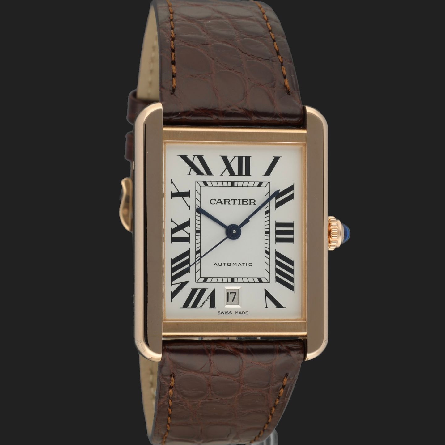 Cartier Tank Solo W5200026 (Unknown (random serial)) - Silver dial 31 mm Steel case (4/8)