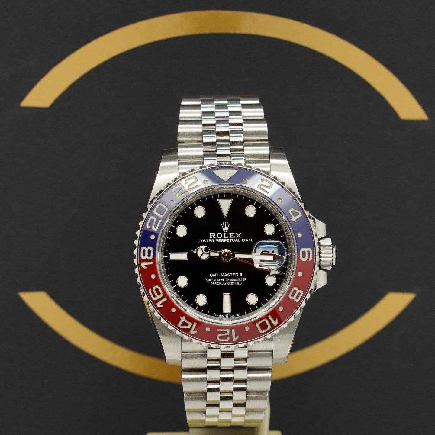 Rolex GMT-Master II 126710BLRO (2022) - Zwart wijzerplaat 40mm Staal (1/7)