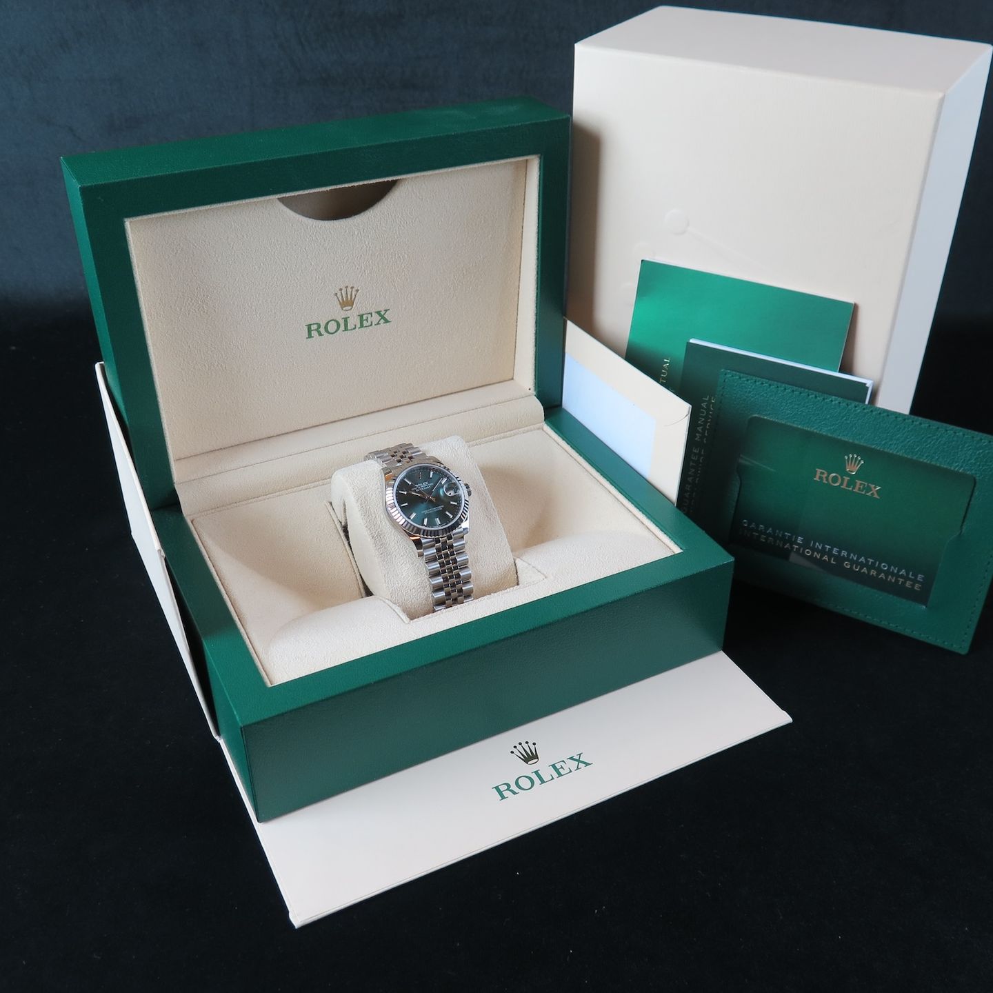 Rolex Datejust 31 278274 (2024) - Groen wijzerplaat 31mm Staal (8/8)