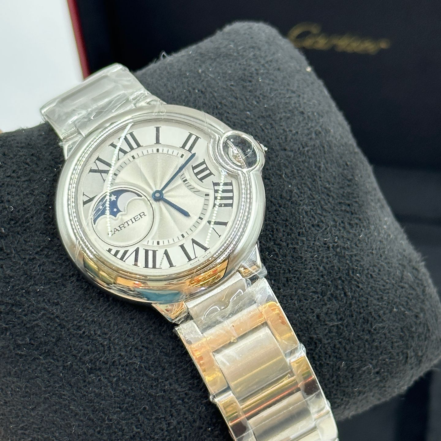 Cartier Ballon Bleu 36mm WSBB0021 (2024) - Zilver wijzerplaat 37mm Staal (4/8)