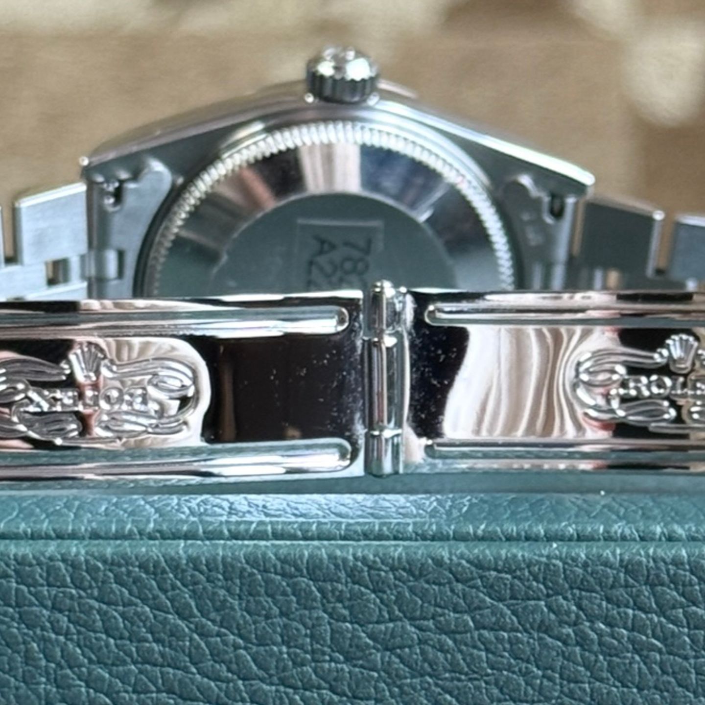 Rolex Datejust 31 78274 (2000) - Pink dial 31 mm Steel case (6/8)