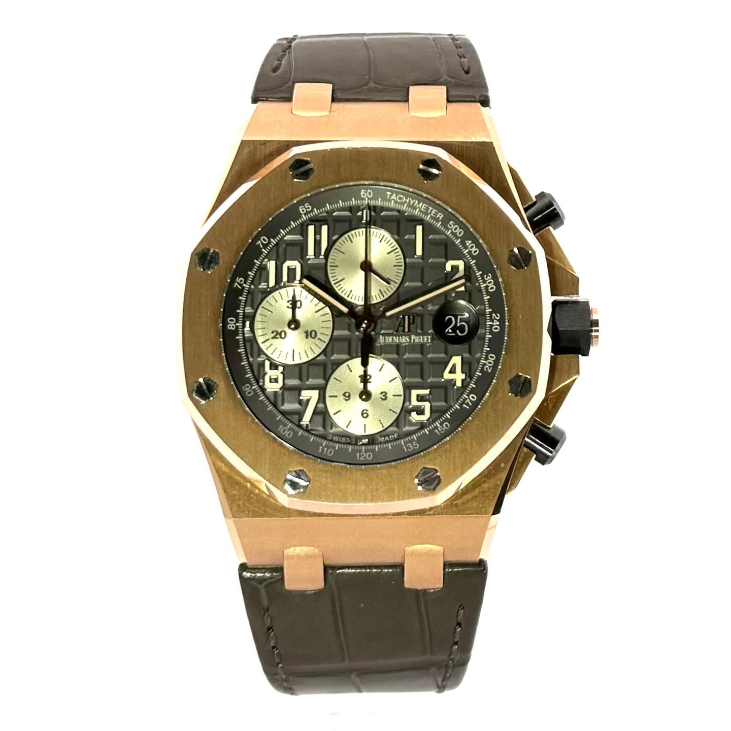 Audemars Piguet Royal Oak Offshore 26470OR.OO.A125CR.01 (2021) - Grijs wijzerplaat 42mm Roségoud (1/7)