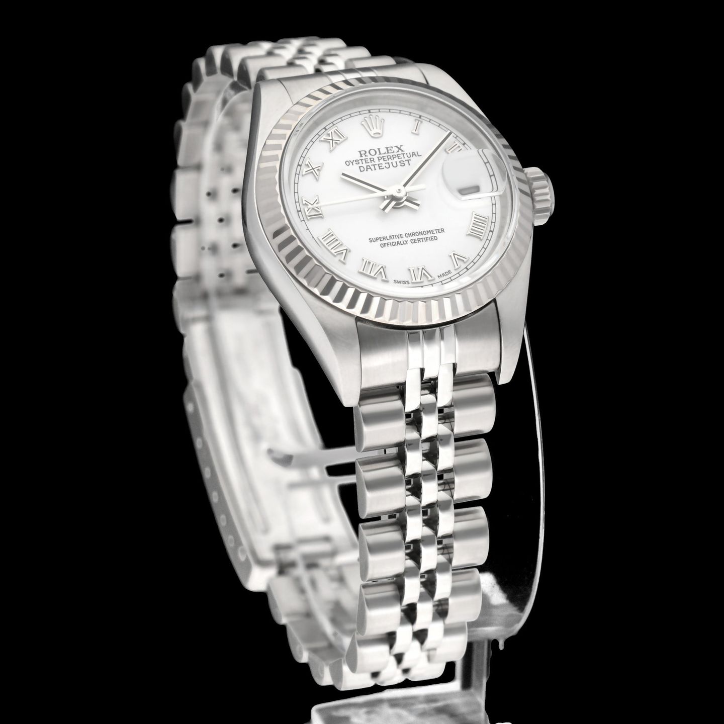 Rolex Lady-Datejust 79174 (2002) - White dial 26 mm Steel case (3/7)