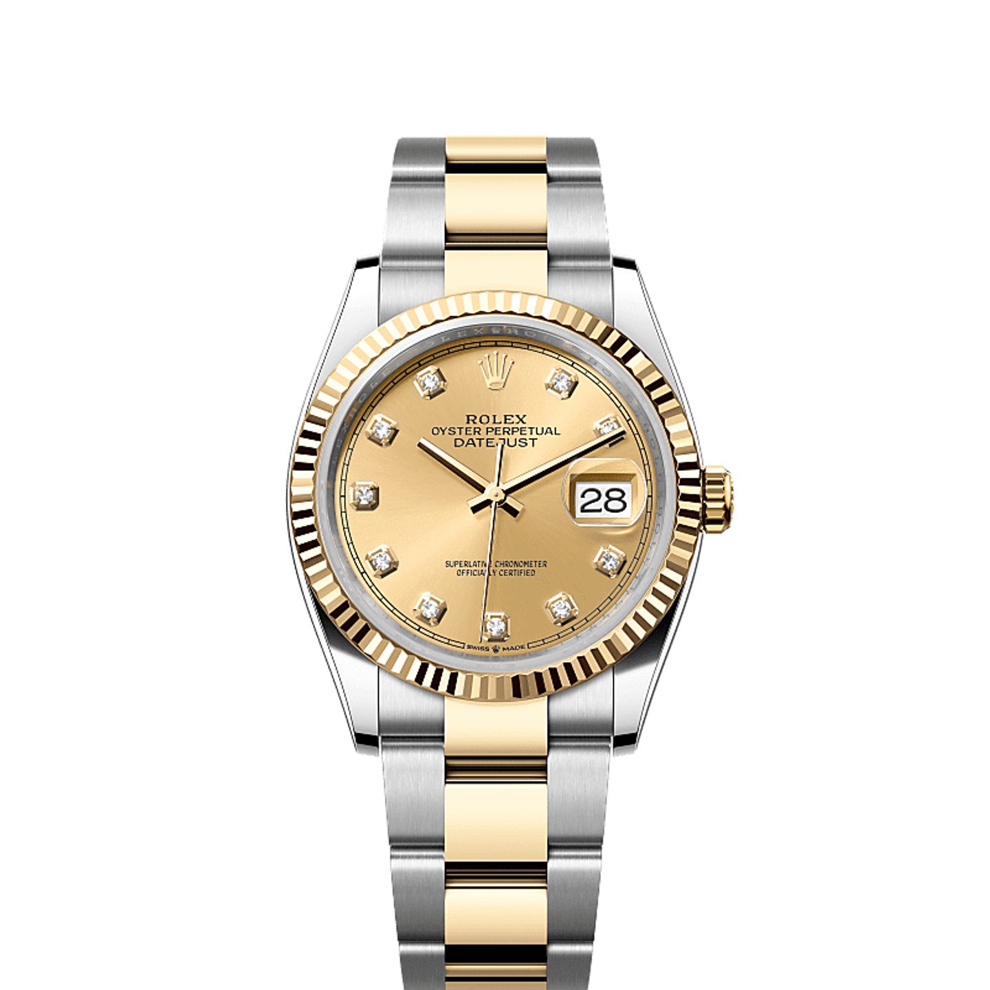 Rolex Datejust 36 126233 (2025) - Champagne dial 36 mm Steel case (1/1)