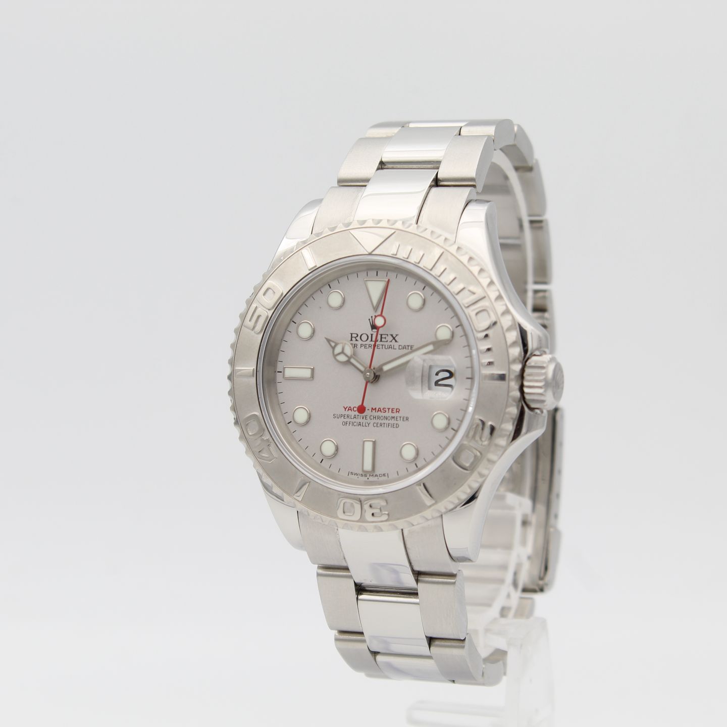 Rolex Yacht-Master 40 16622 (2005) - Silver dial 40 mm Steel case (2/8)