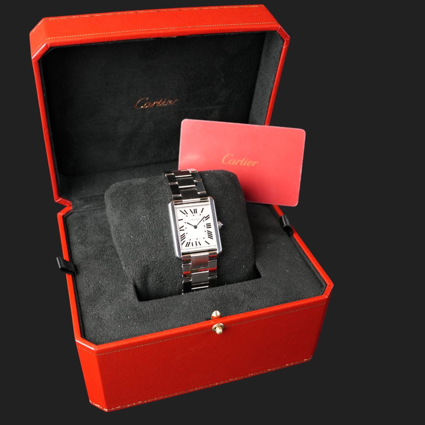 Cartier Tank Solo W5200014 (2019) - 35 mm Steel case (8/8)