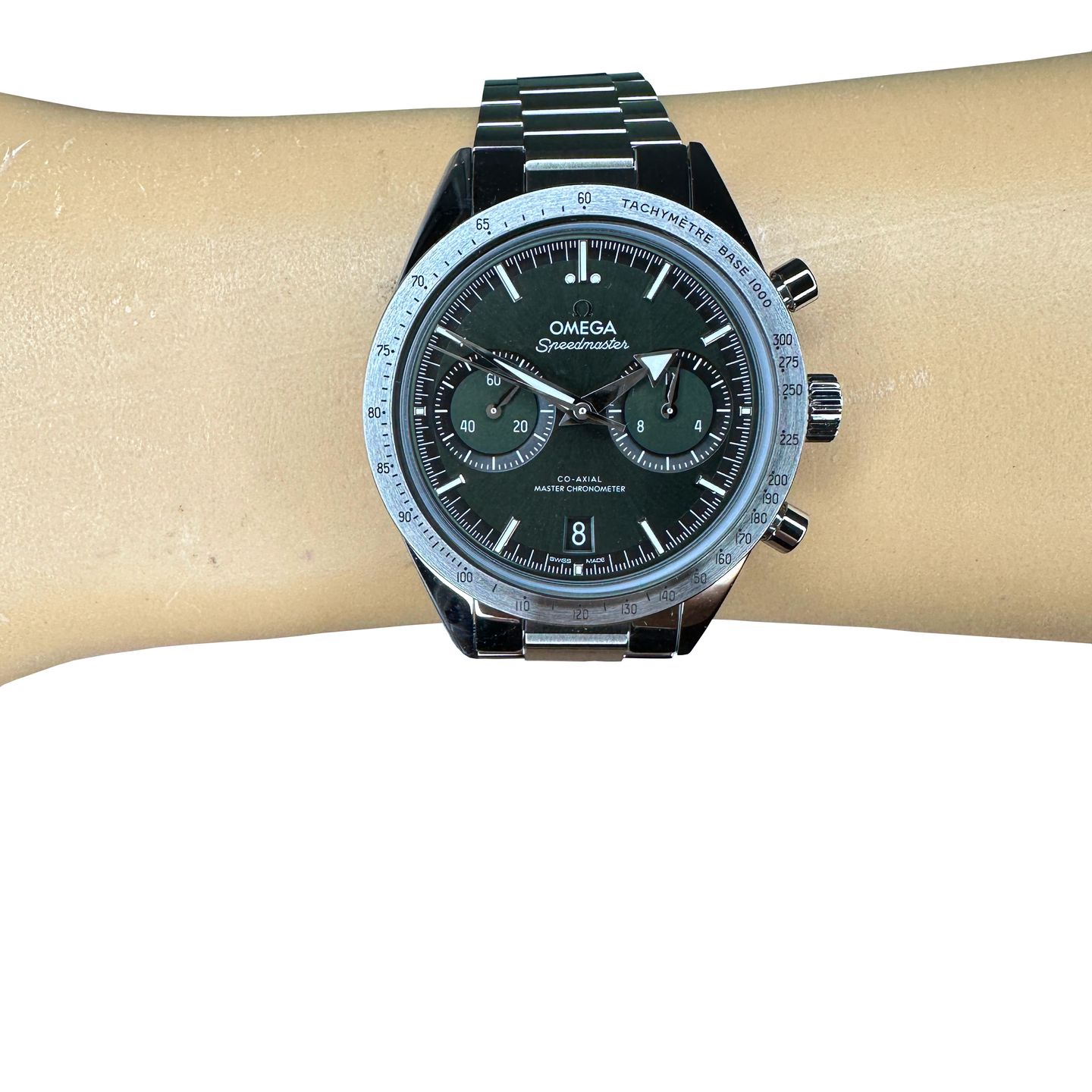 Omega Speedmaster '57 332.10.41.51.10.001 (2024) - Green dial 41 mm Steel case (2/8)