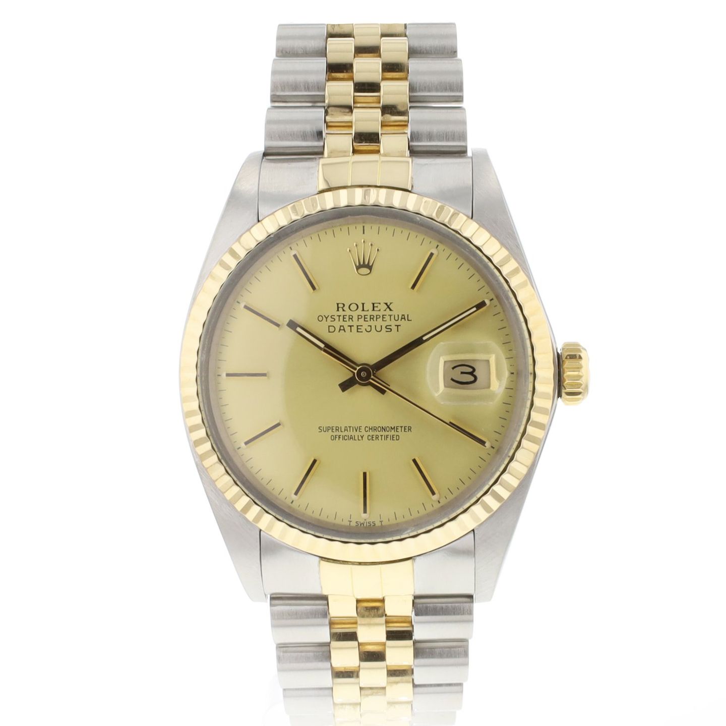 Rolex Datejust 36 16013 (1985) - 36 mm Gold/Steel case (1/3)
