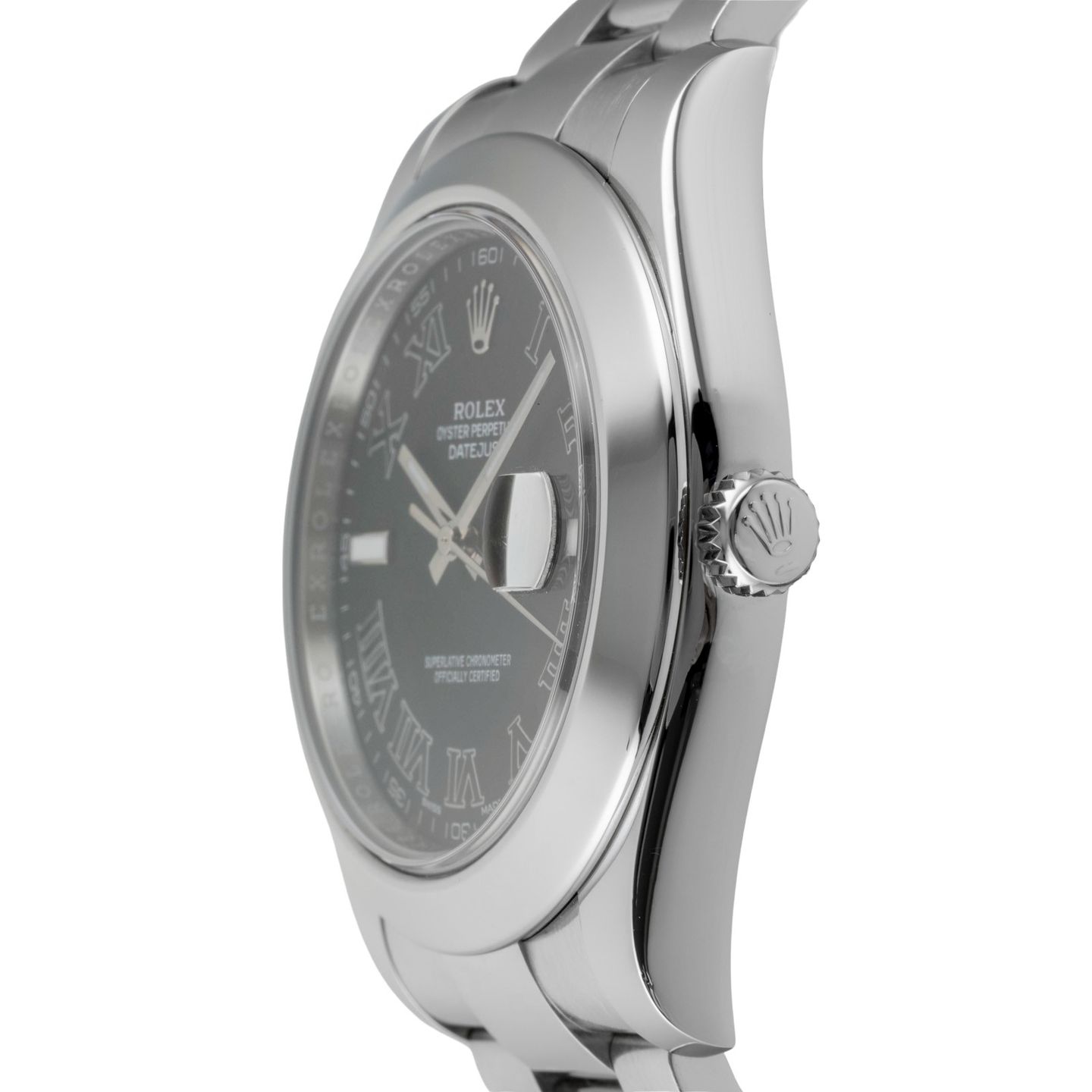 Rolex Datejust II 116300 (Onbekend (willekeurig serienummer)) - Zwart wijzerplaat 41mm Staal (6/8)