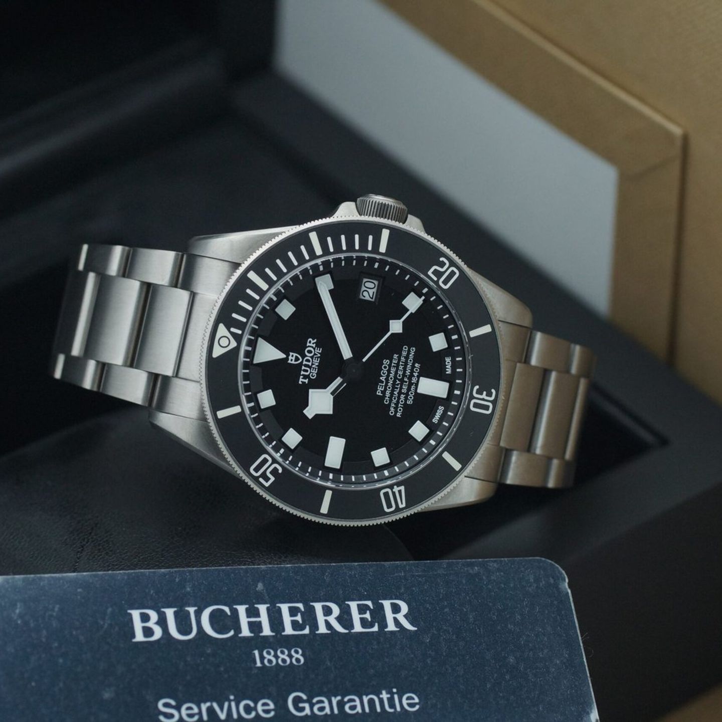 Tudor Pelagos 25600TN (2016) - Black dial 42 mm Titanium case (1/8)