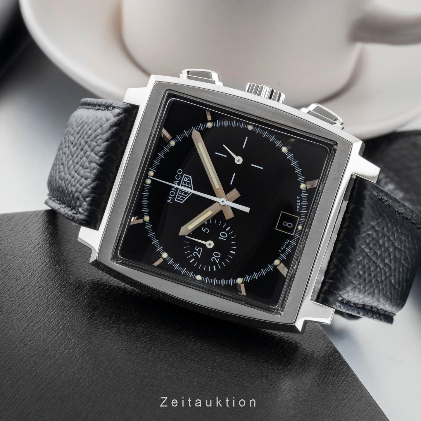 TAG Heuer Monaco CS2110 (Onbekend (willekeurig serienummer)) - 38mm Staal (2/8)