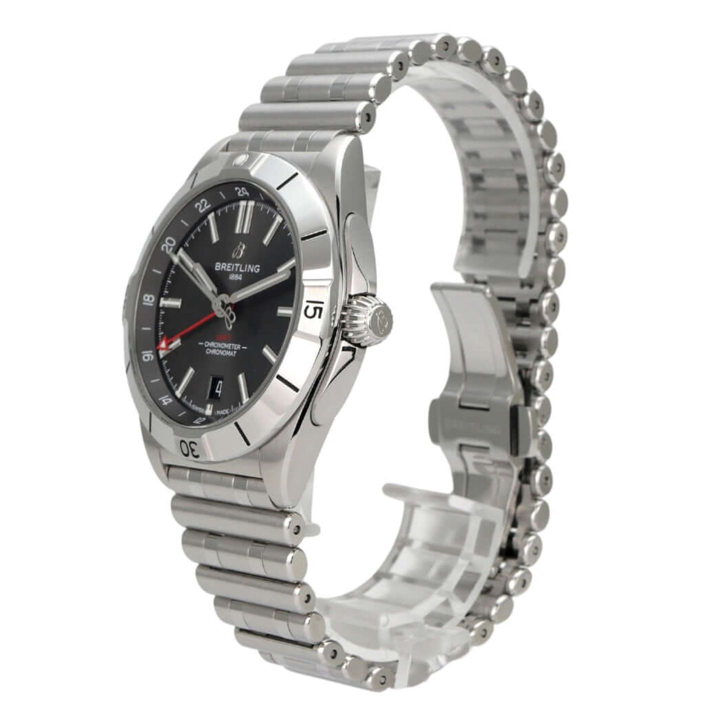 Breitling Navitimer GMT A32310251B1A1 (2021) - Zwart wijzerplaat 41mm Staal (3/8)