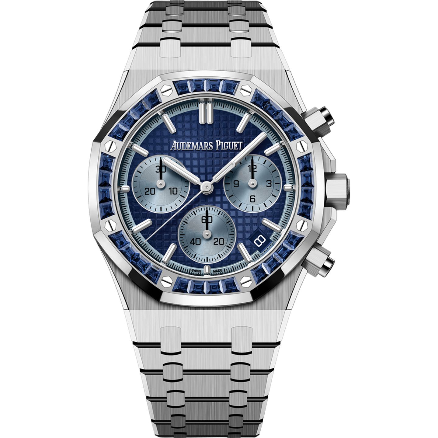 Audemars Piguet Royal Oak Chronograph 26240BC.SS.1320BC.01 (2025) - Blue dial 41 mm White Gold case (1/1)