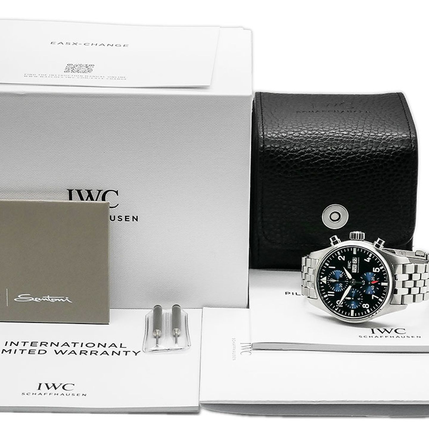 IWC Pilot Chronograph IW388102 (2021) - Blauw wijzerplaat 41mm Staal (6/6)