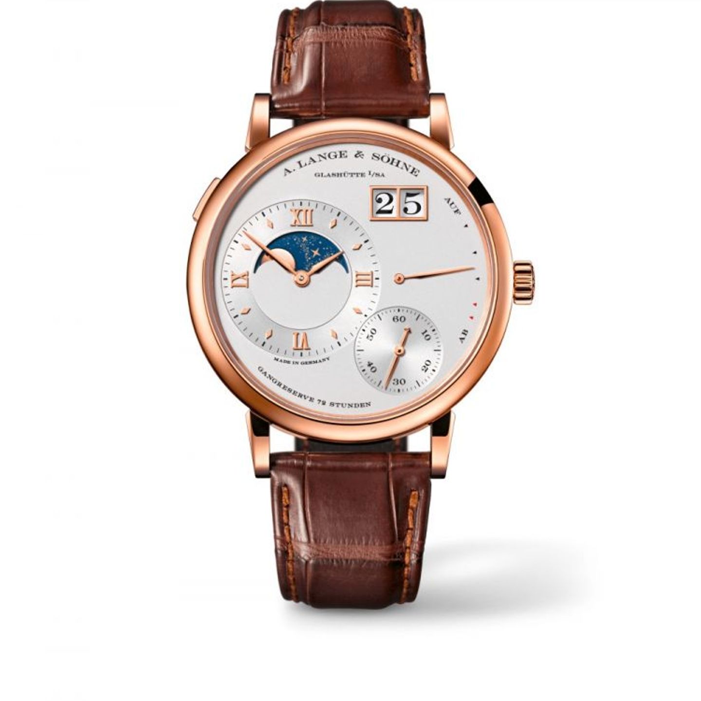 A. Lange & Söhne Grand Lange 1 139.032 (2023) - White dial 41 mm Rose Gold case (1/1)