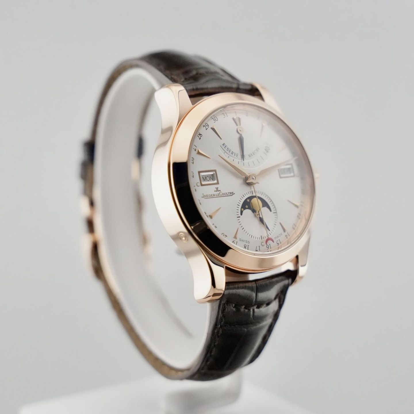 Jaeger-LeCoultre Master Calendar 147.2.41.S (2008) - Silver dial 40 mm Rose Gold case (8/8)