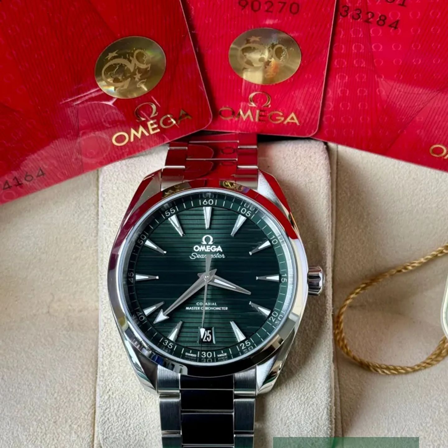 Omega Seamaster Aqua Terra 220.10.41.21.10.001 (2021) - Groen wijzerplaat 41mm Staal (7/7)