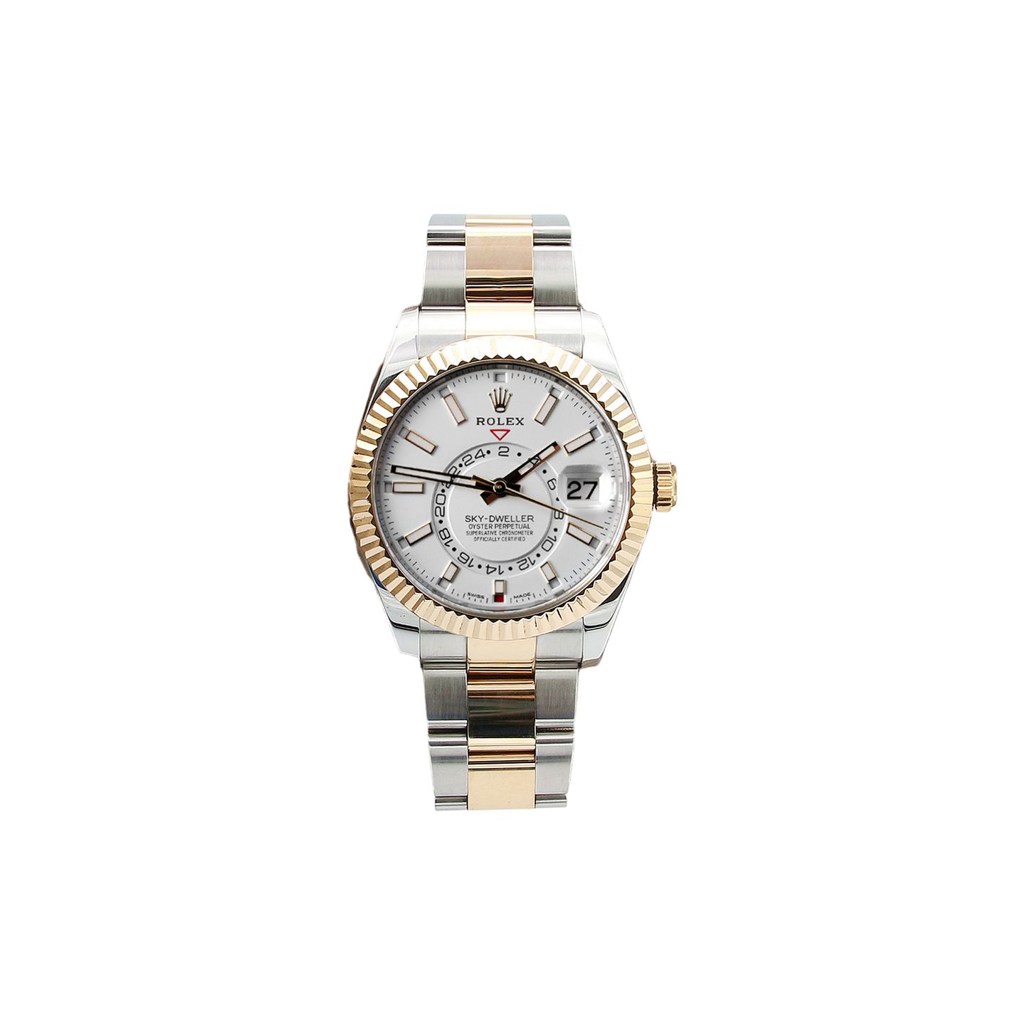 Rolex Sky-Dweller 326933 (Unknown (random serial)) - 42 mm Gold/Steel case (1/6)