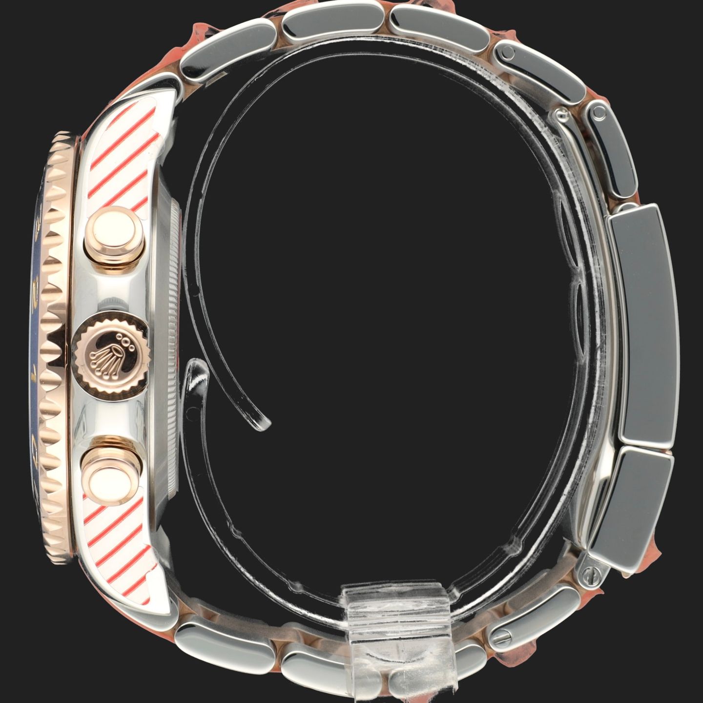 Rolex Yacht-Master II 116681 (2013) - White dial 44 mm Gold/Steel case (7/8)