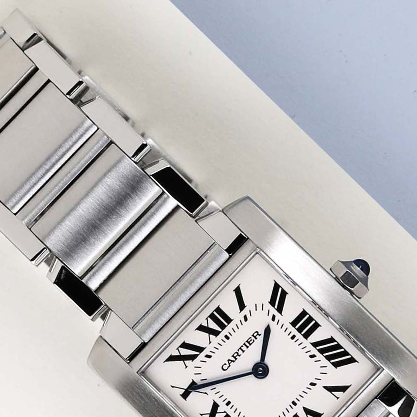 Cartier Tank Française W51003Q3 (1999) - 25mm Staal (3/8)