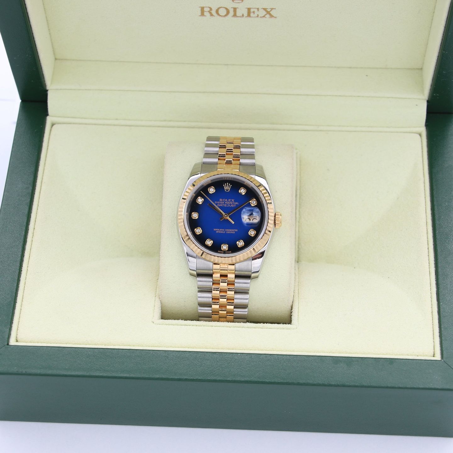 Rolex Datejust 36 116233 (Onbekend (willekeurig serienummer)) - 36mm Goud/Staal (3/8)