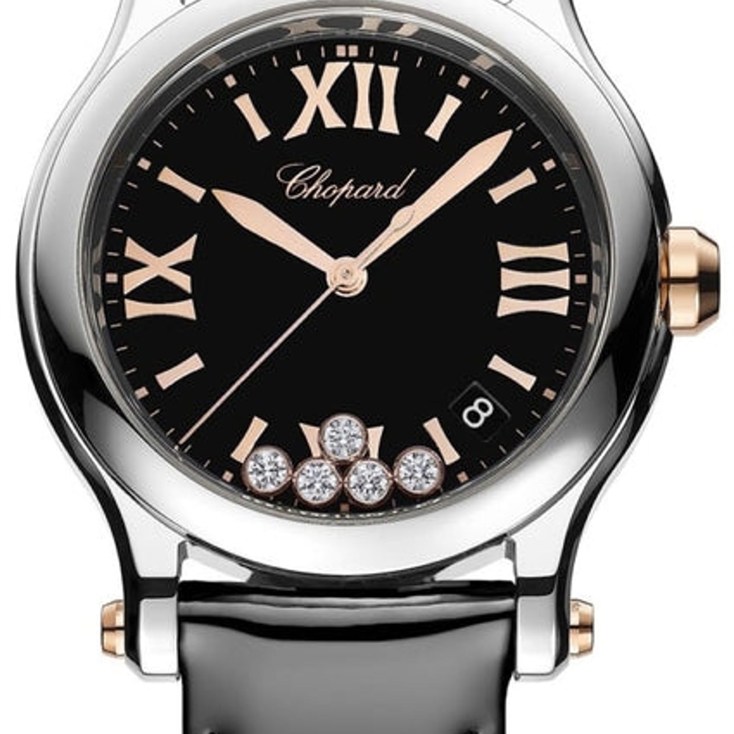 Chopard Happy Sport 278582-6014 (2026) - Black dial 36 mm Gold/Steel case (1/1)