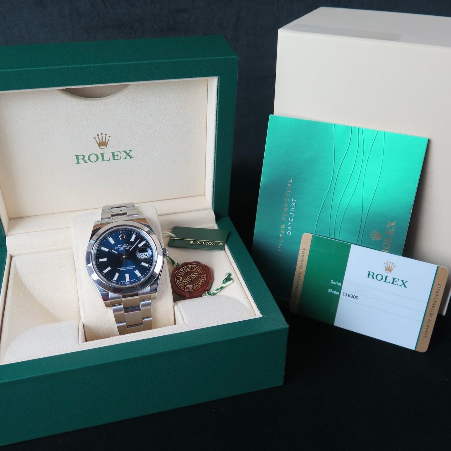 Rolex Datejust II 116300 (2015) - 41mm Staal (8/8)