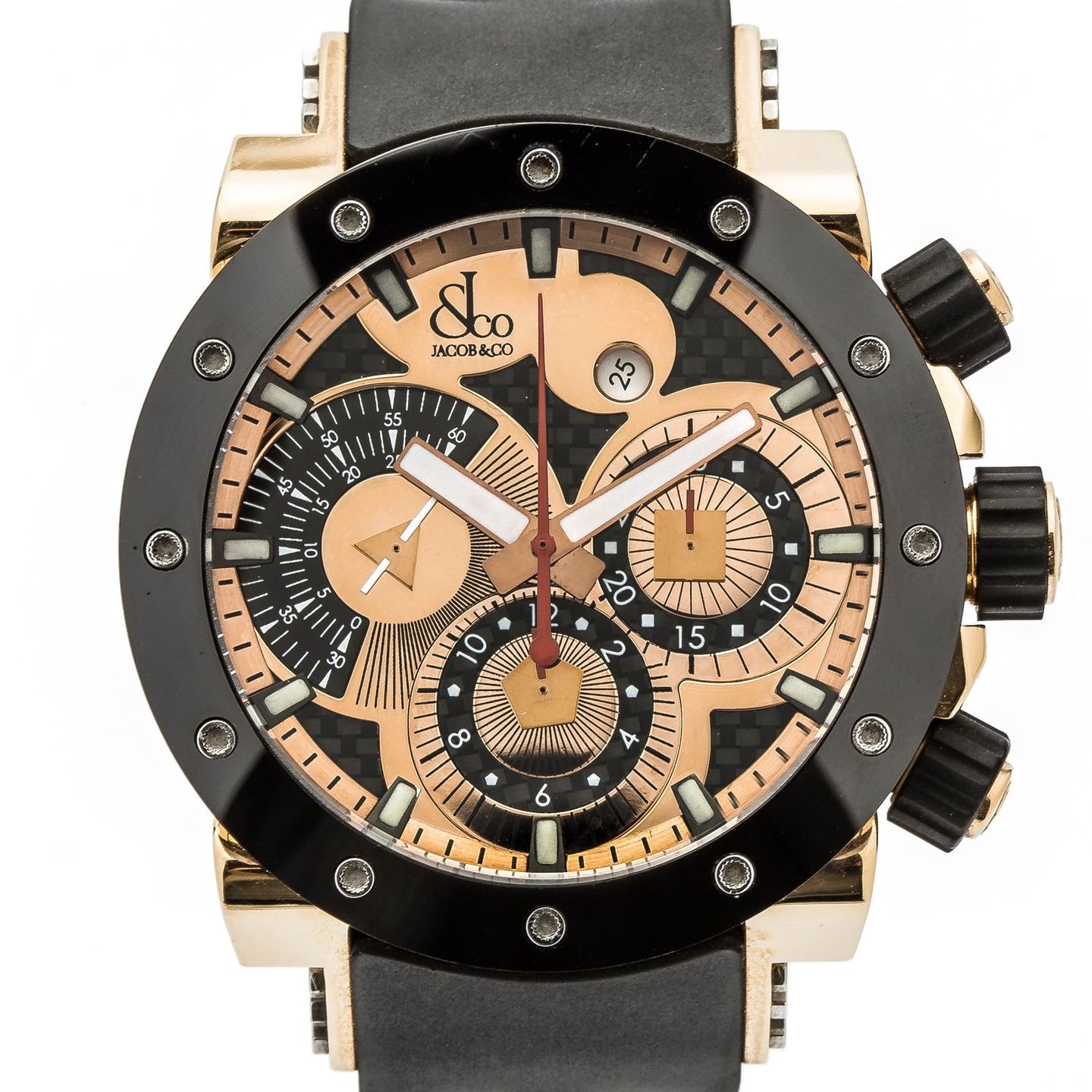 Jacob & Co. Epic II Unknown (Unknown (random serial)) - Unknown dial 47 mm Rose Gold case (1/6)