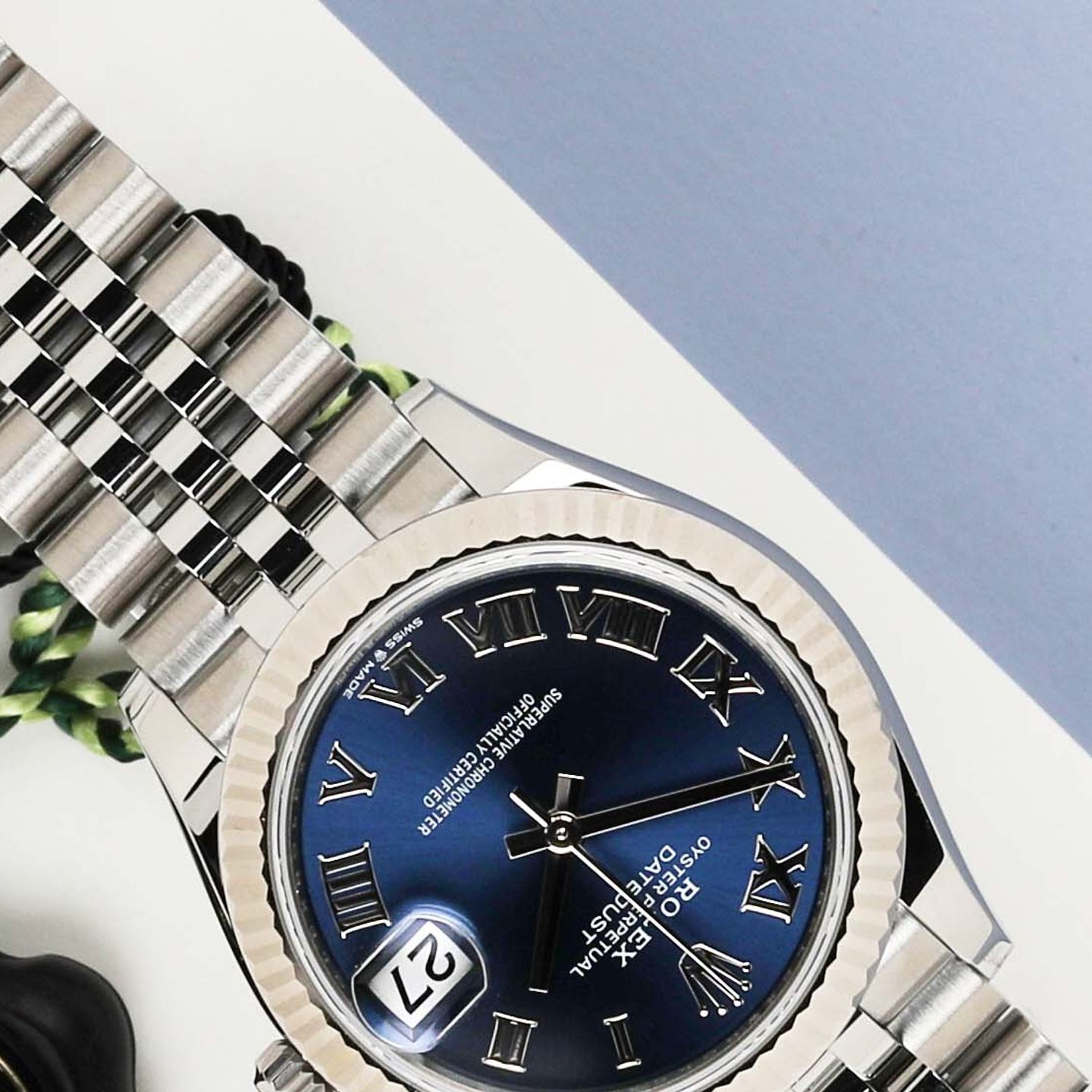 Rolex Datejust 31 278274 (2024) - Blue dial 31 mm Steel case (4/8)